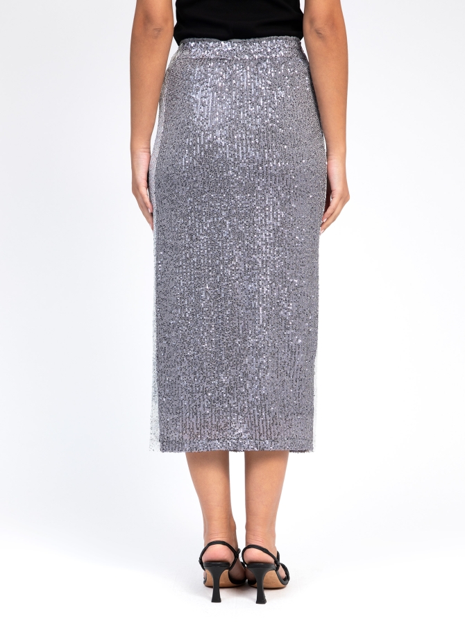 Pencil skirt with sequins JEANINE