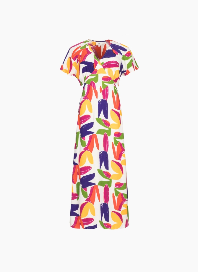 Printed midi dress MIKE