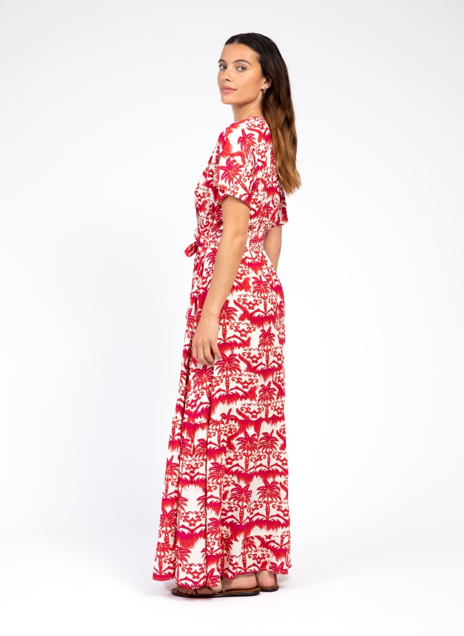 Long printed dress ORLENA