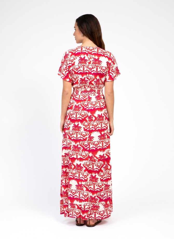 Long printed dress ORLENA