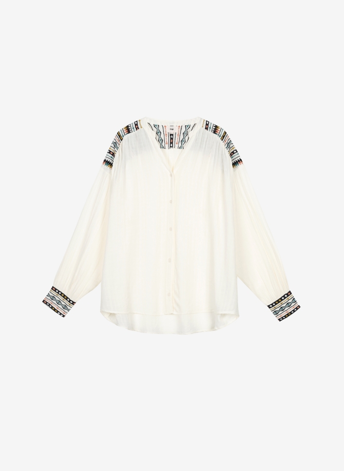 Embroidered blouse SOURRIA