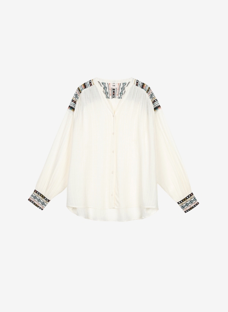 Embroidered blouse SOURRIA