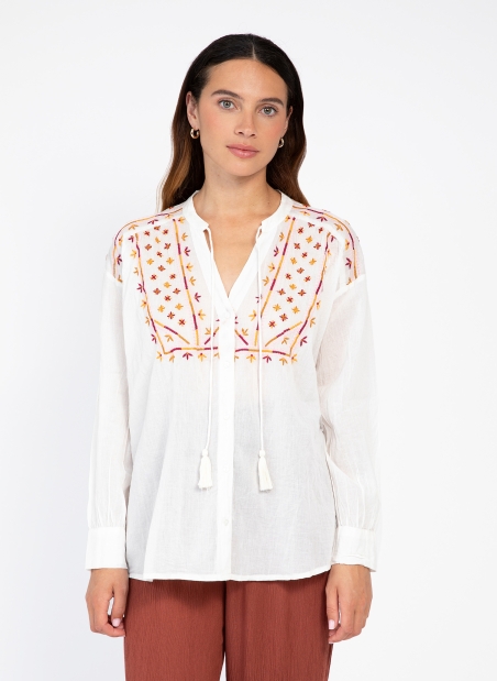 Blouse brodée SOLAL