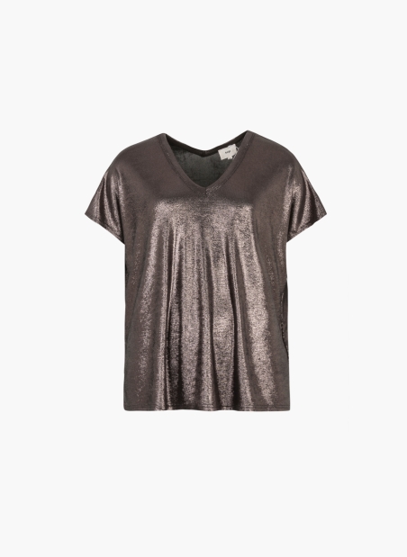 Iridescent t-shirt AGNEZ