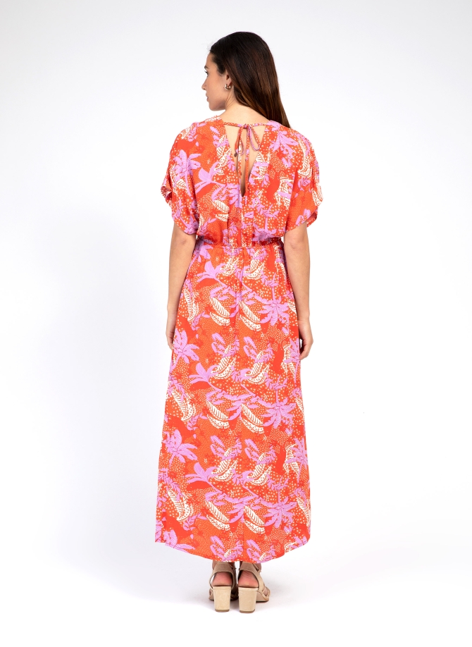 Long printed dress MARINARA