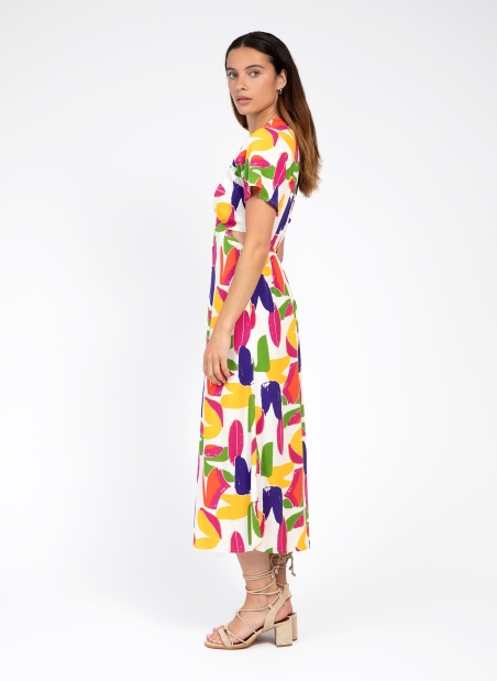 Printed midi dress MIKE