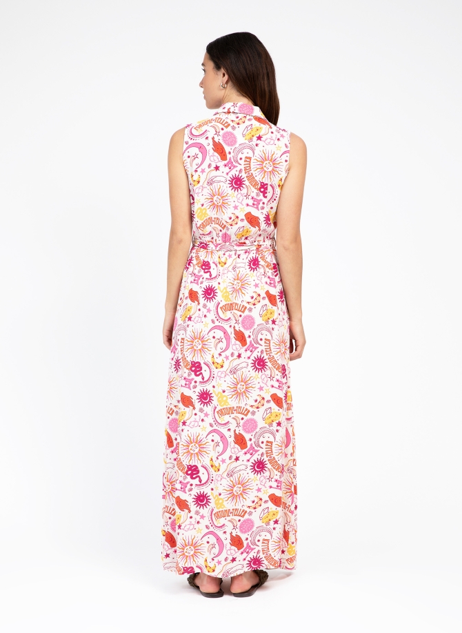 Long printed dress MODOMIR