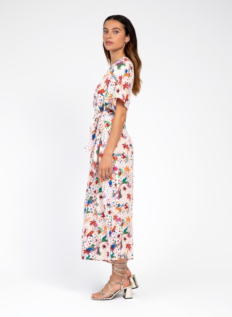 Wrap Midi Dress MITCHY