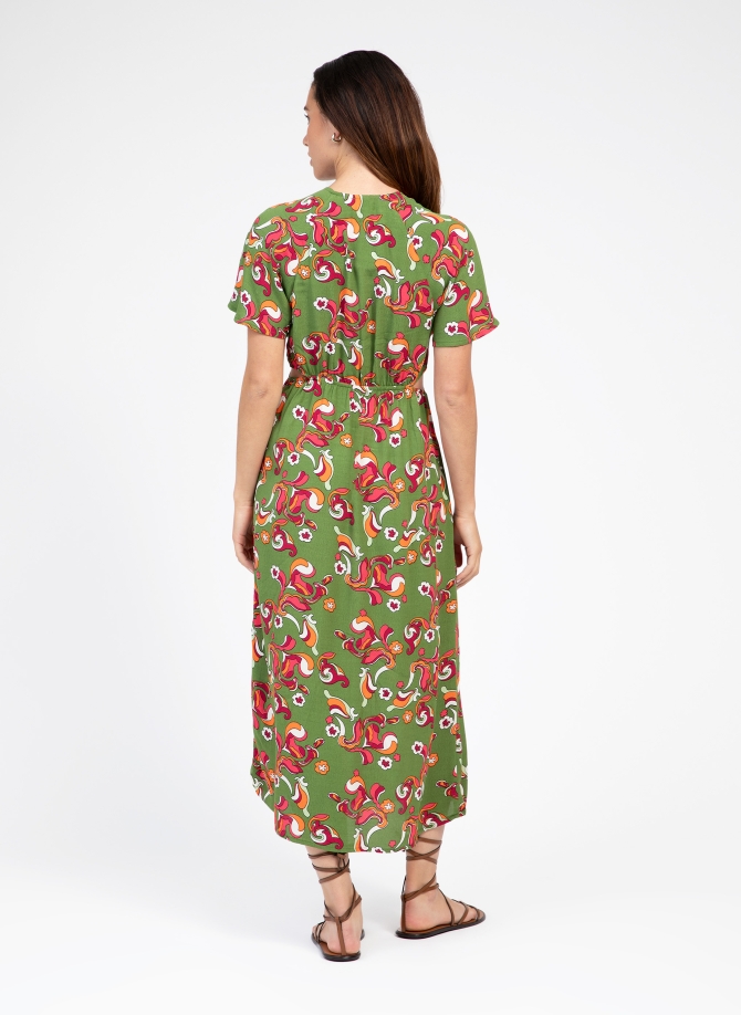 Printed midi dress MIKE