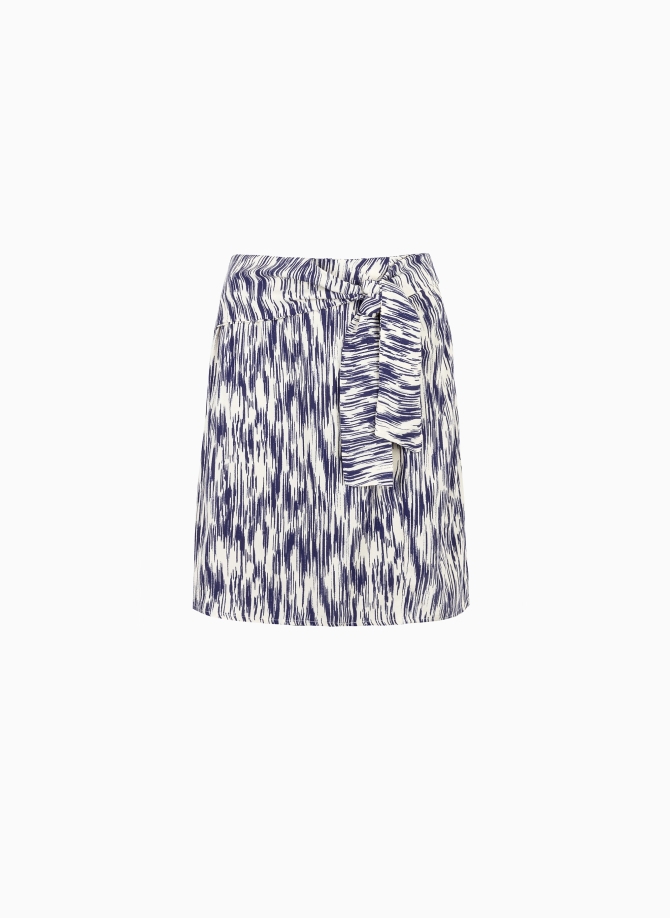 Knotted short skirt GABRILA