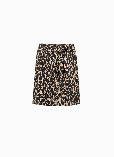 Knotted short skirt GABRILA