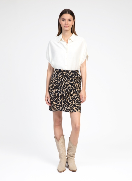 Knotted short skirt GABRILA