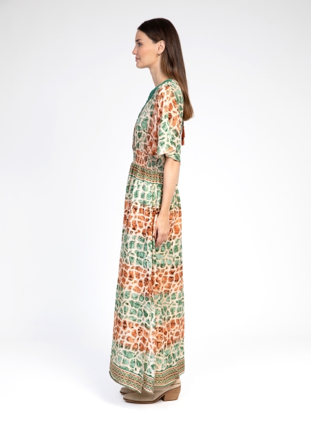 Long printed dress OPALY