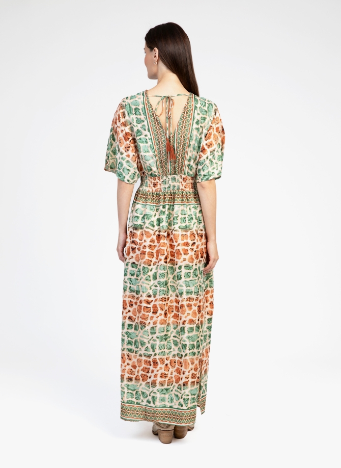 Long printed dress OPALY