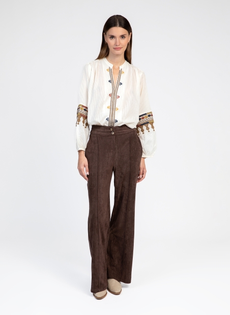 Embroidered blouse STEPHIE