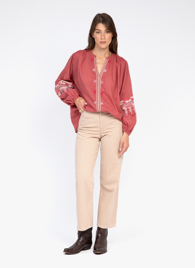 Embroidered blouse STEPHIE