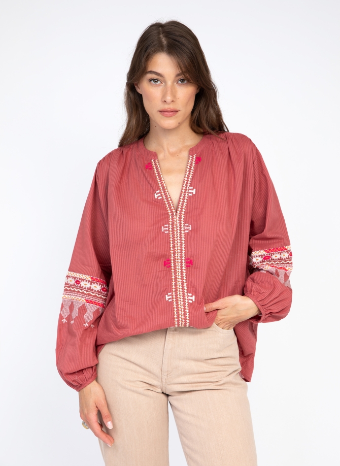 Blouse brodée STEPHIE