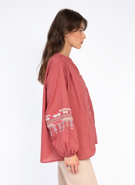 Embroidered blouse STEPHIE