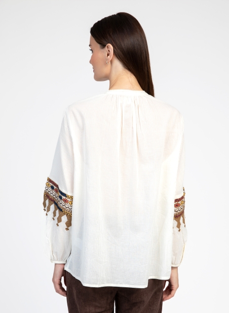 Embroidered blouse STEPHIE