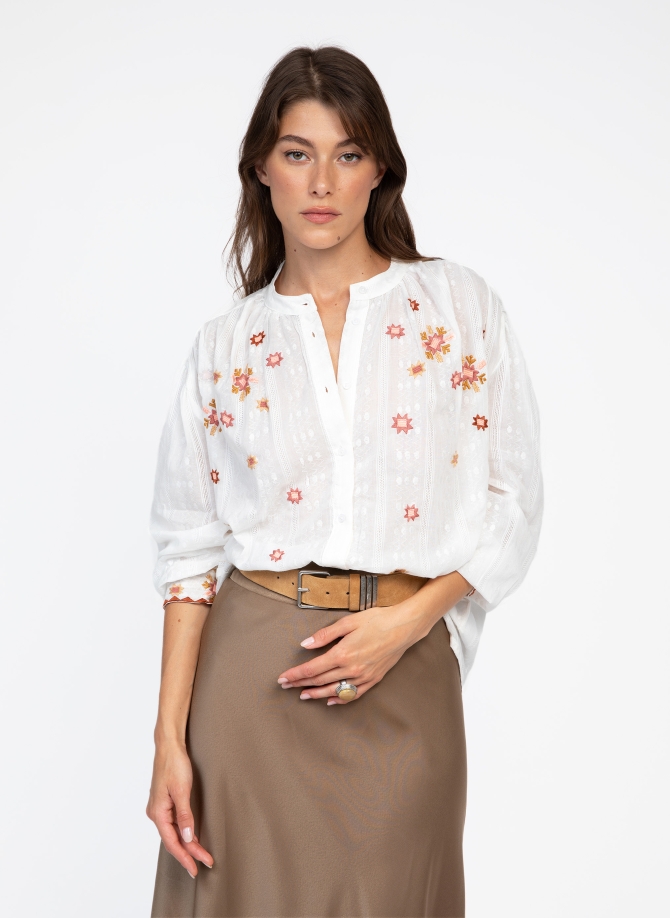 Blouse brodée SOLINARY