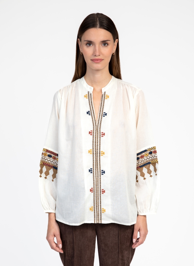 Embroidered blouse STEPHIE