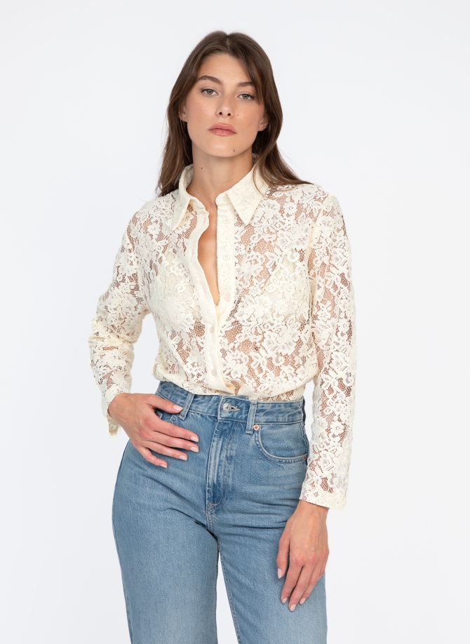 Thick lace shirt AVYNO