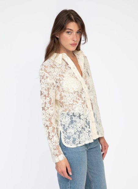 Thick lace shirt AVYNO