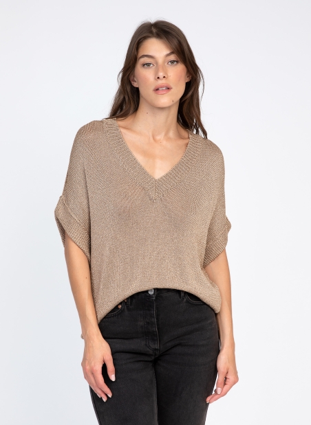 Sweater with sequins LAMBADA