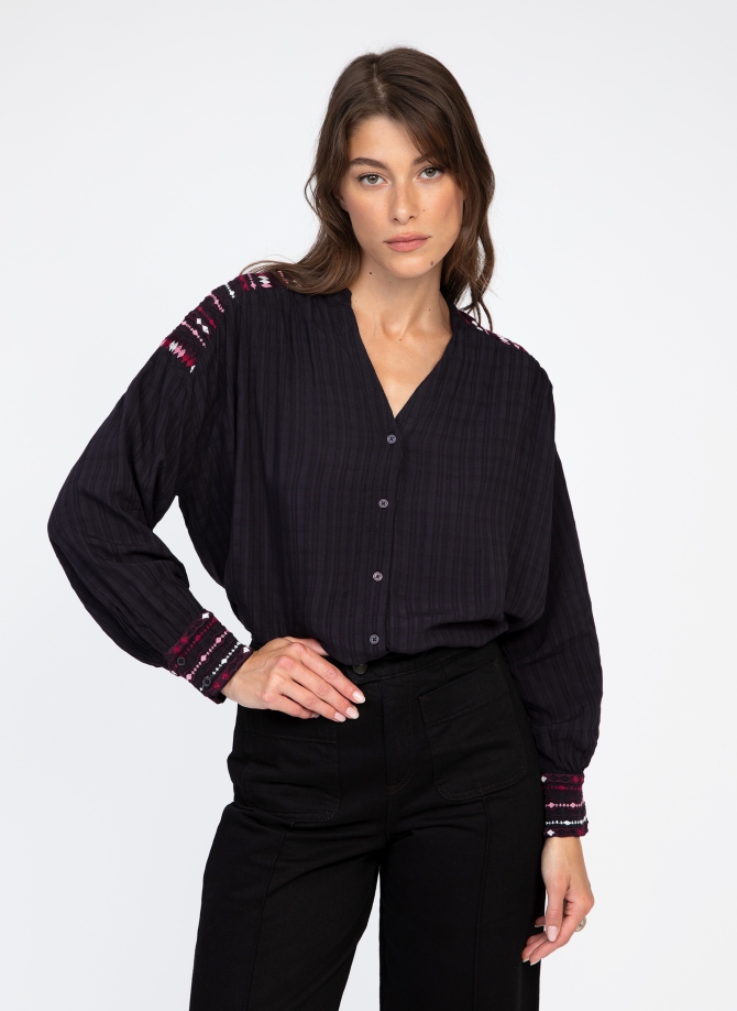 Embroidered blouse SOURRIA