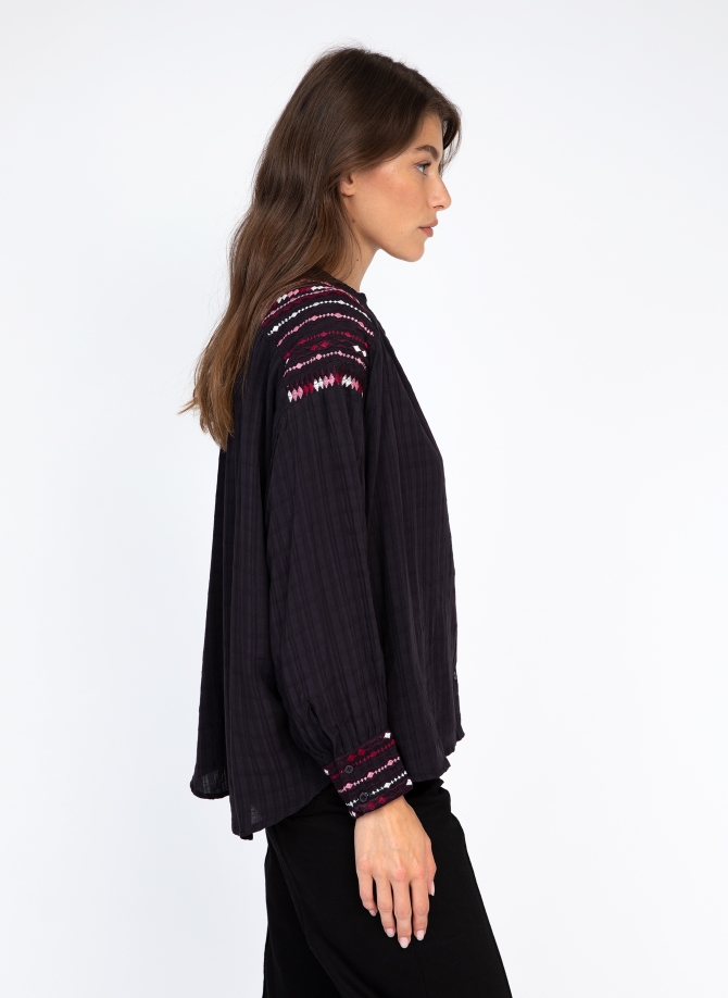 Embroidered blouse SOURRIA