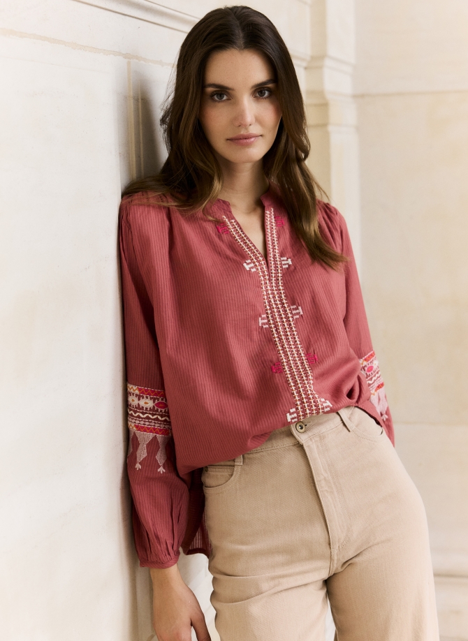 Blouse brodée STEPHIE