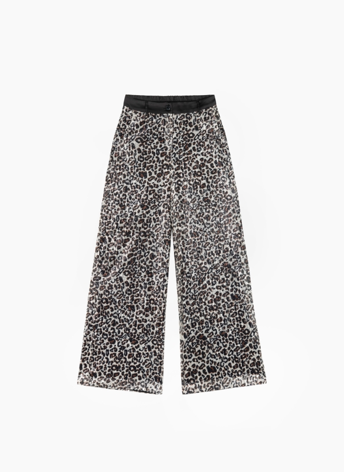 Leopard sequin pants PERRIT