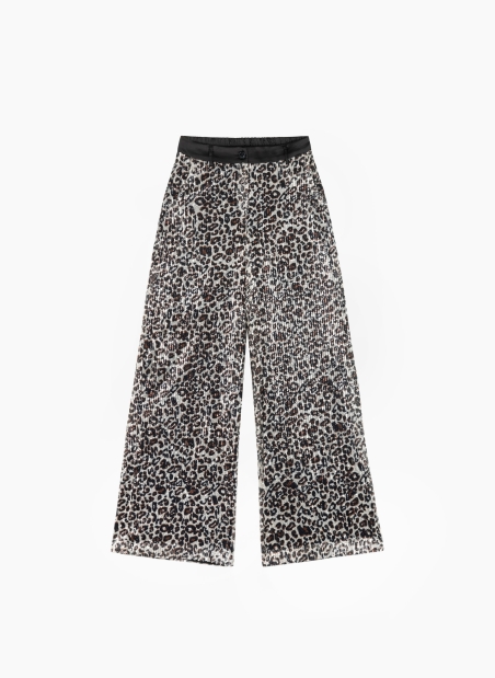 Pantalon sequins léopard PERRIT