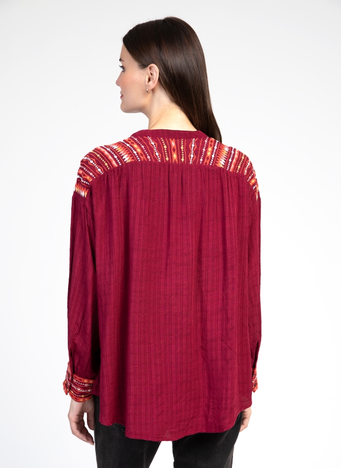 Embroidered blouse SOURRIA