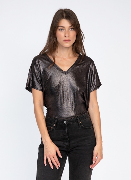 Iridescent t-shirt AGNEZ