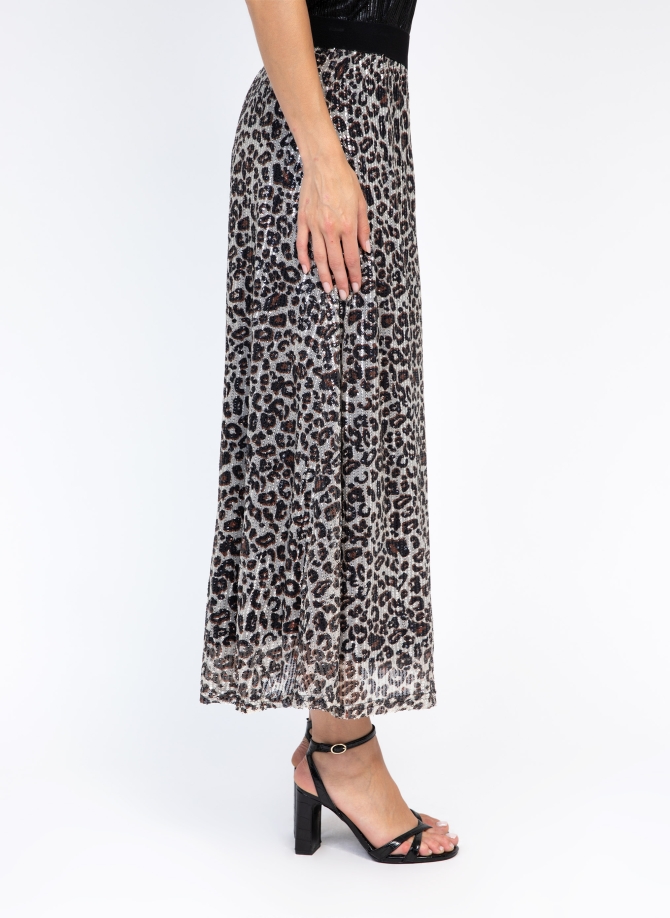 Leopard sequin skirt  JALYS