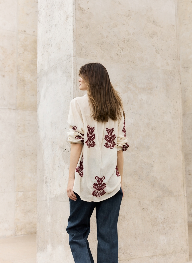 Embroidered blouse SOLINATO