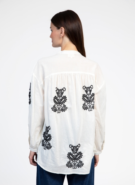 Embroidered blouse SOLINATO