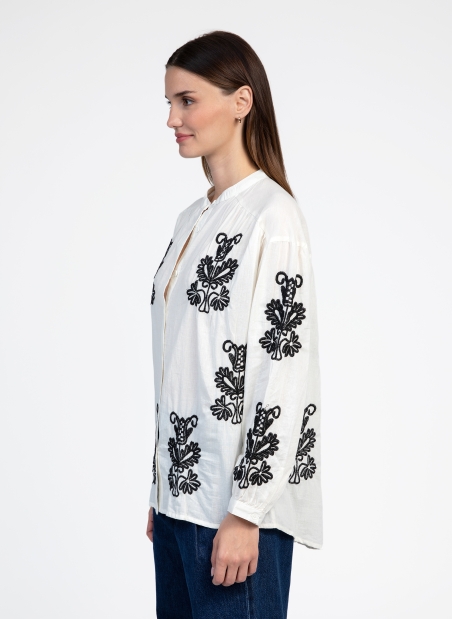 Embroidered blouse SOLINATO