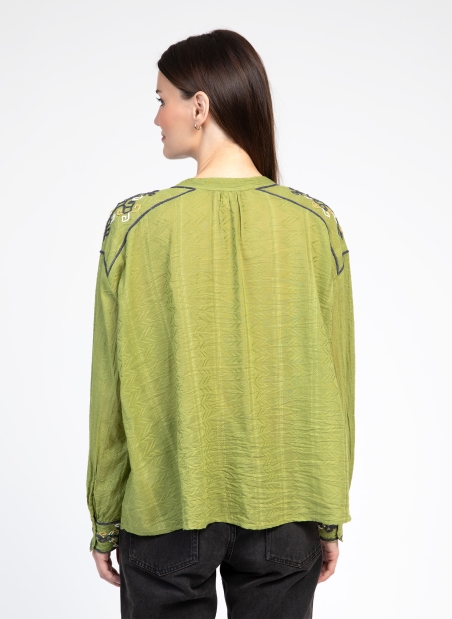 Blouse brodée SOLLEIL