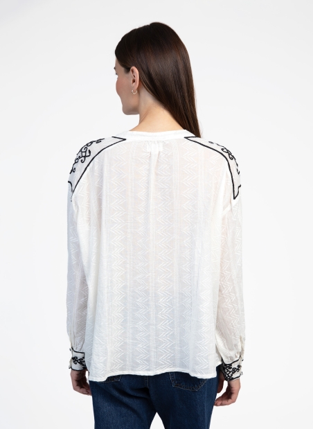 Embroidered blouse SOLLEIL