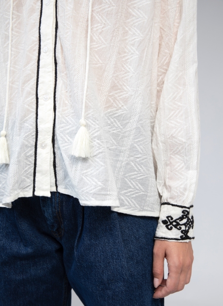 Embroidered blouse SOLLEIL