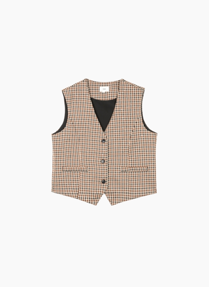 ATCHAMY checked suit vest