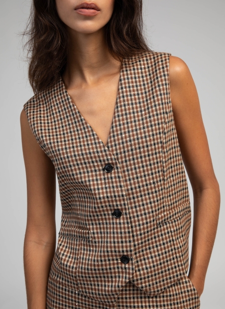 ATCHAMY checked suit vest