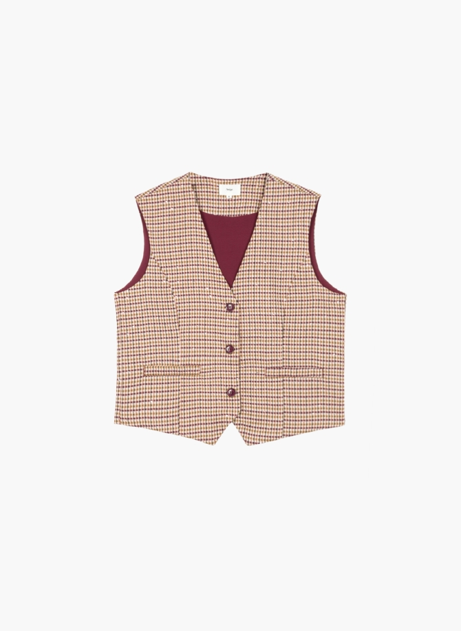 ATCHAMY checked suit vest