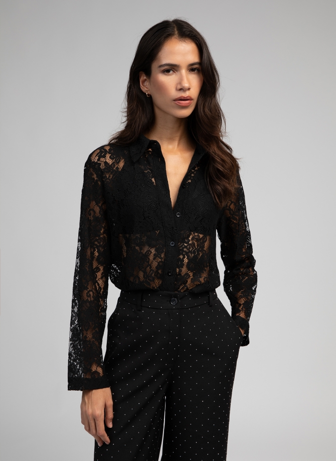 Thick lace shirt AVYNO