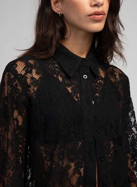 Thick lace shirt AVYNO