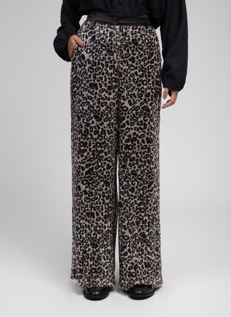 Leopard sequin pants PERRIT