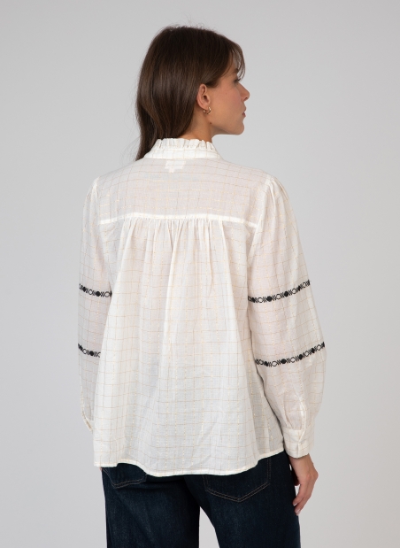 Blouse brodée SARIKA