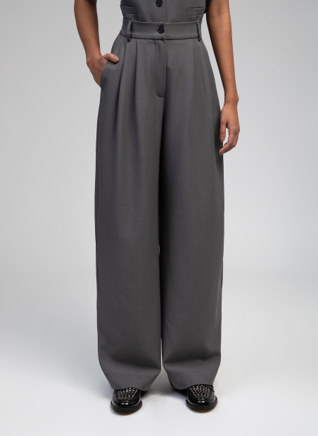 pleated elegant pants PEPINA